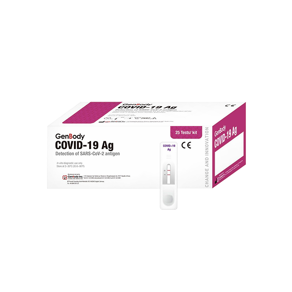 GenBody COVID-19 AG Rapid Antigen Test- 25 Tests