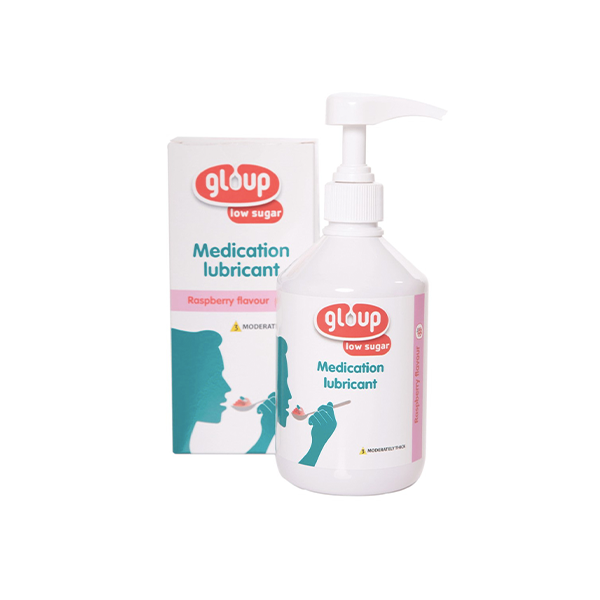 Gloup Low Sugar Medication Lubricant - Raspberry Flavour (500ml)