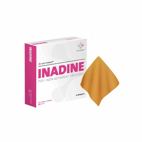 INADINE PVP-I Non-Adherent Dressing 9.5 X 9.5cm BOX/ 25