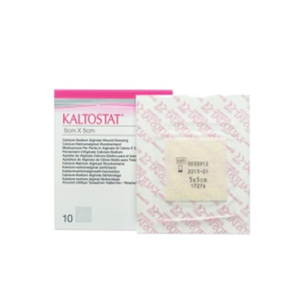 Kaltostat Alginate Calcium Sodium Dressing 5 X 5cm BOX/ 10