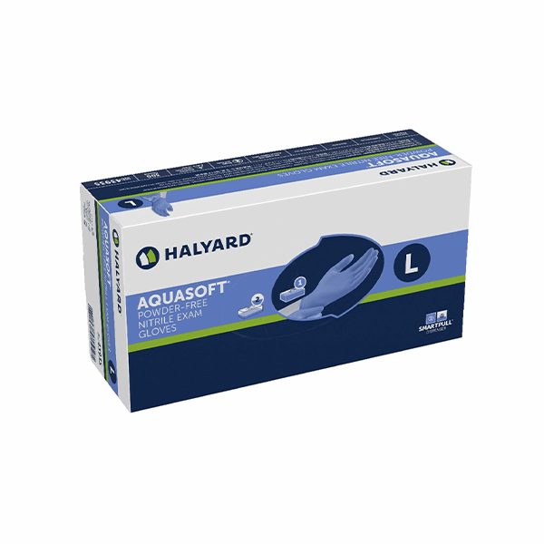 Halyard Aquasoft Nitrile Exam Gloves 300/BOX