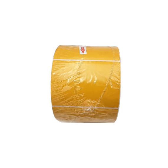 Orange Matt Blank Self Adhesive Label Rolls 102x73mm, Ctn of 10,000pcs