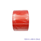 Red Matt Blank Self Adhesive Label Rolls 102x48mm, Ctn of 12500pcs