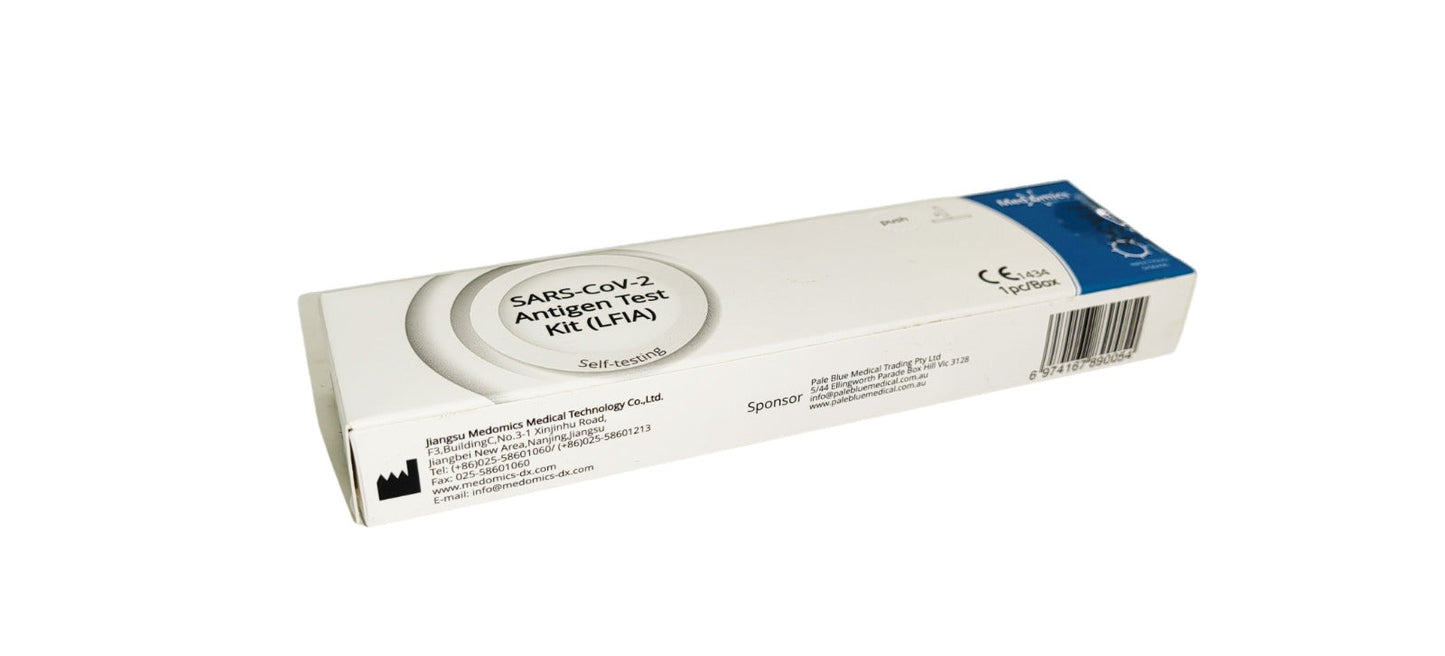 Medomics, SARS-CoVid-2 Rapid Antigen Self Test Kit (LFIA)-Single Pack