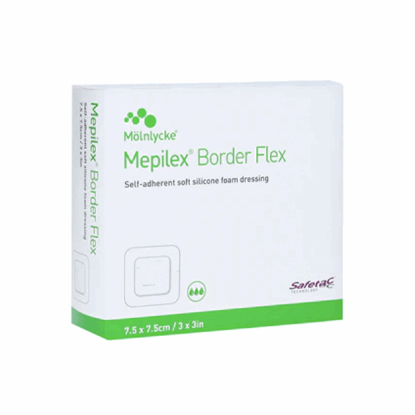 Mepilex Border Flex Lite Dressing 7.5 X 7.5cm - BOX/5