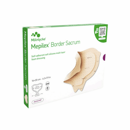 Mölnlycke Mepilex Border Sacrum 5 Layer Dressing - Box/5