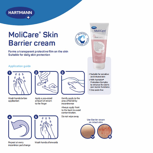 Molicare Skin Barrier Cream 200ml