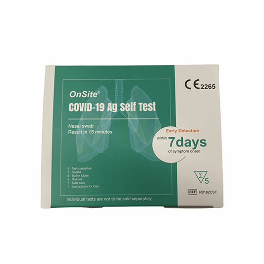 OnSite CTK Biotek Covid-19 Rapid Antigen Self Test Nasal Swab - 5 Pack