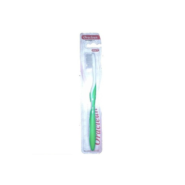 Oraclean Soft Bendable Toothbrush Green Each