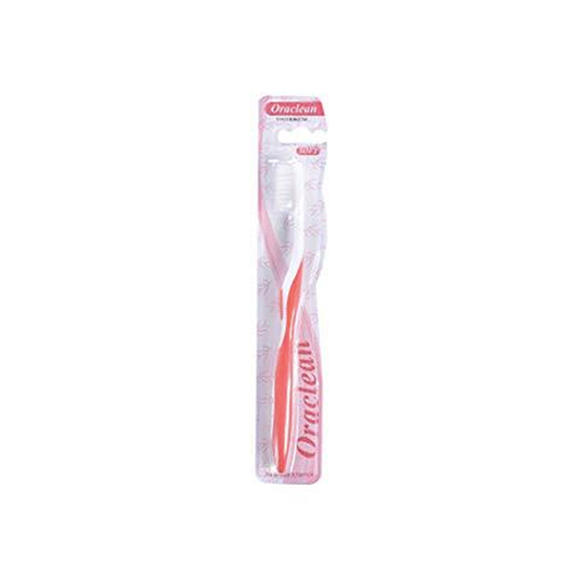 Oraclean Soft Bendable Toothbrush Red Each