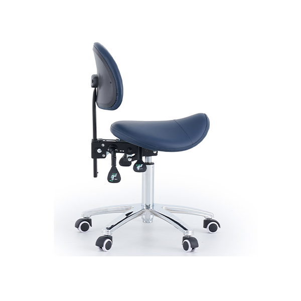 PMA Saddle Stool with Backrest