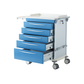 Pacific Medical Anaesthesia Trolley Five drawer 650 x 480 x 980mm