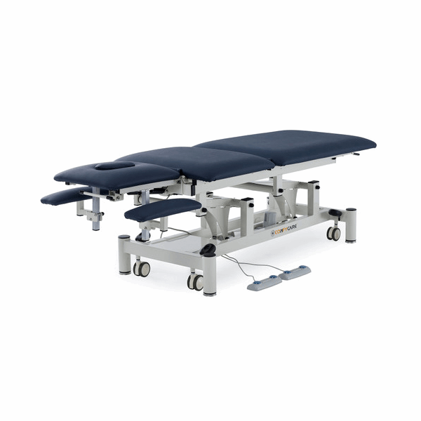 Pacific Medical Five Section Electric HI LO Couch - With Postural Drainage