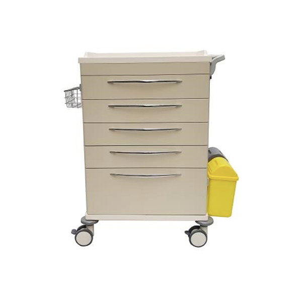 Pacific Medical  Medicine Trolley Four Drawer 650 x 480 x 900mm