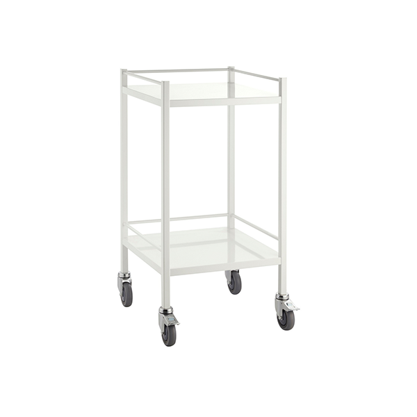 Pacific Medical Powder Coated Trolley No Drawer