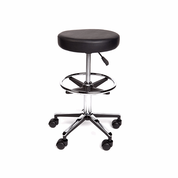 Pacific Medical Round Stool Premium With Foot Ring