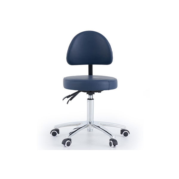 Pacific Medical Round Stool with Backrest