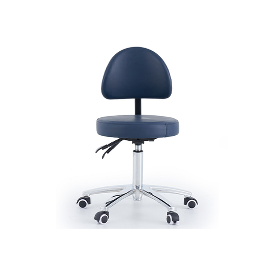 Pacific Medical Round Stool with Backrest - ToBe HealthCare