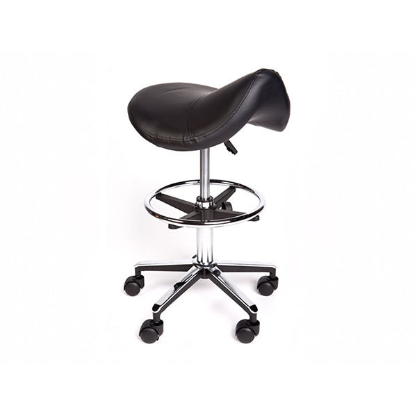 Pacific Medical Saddle Stool Premium With Foot Ring