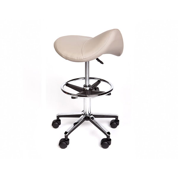 Pacific Medical Saddle Stool Premium With Foot Ring