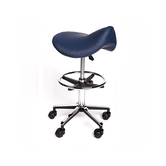 Pacific Medical Saddle Stool Premium With Foot Ring