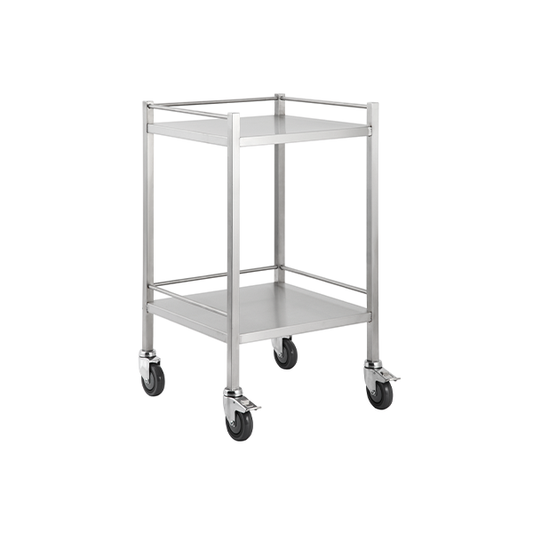 Pacific Medical Stainless Steel Trolley No Drawer - ToBe HealthCare