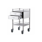 Pacific Medical Stainless Steel Trolley Two Drawer