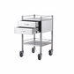 Pacific Medical Stainless Steel Trolley Two Drawer