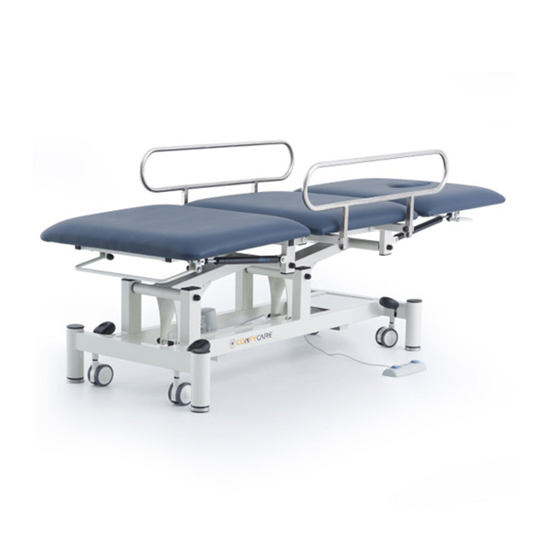 Pacific Medical Three Section Medical Treatment Couch With Side Rails