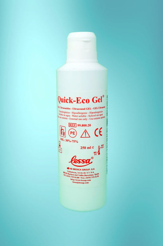 Ultrasound Quick Eco Gel 250ml - Clear or Blue