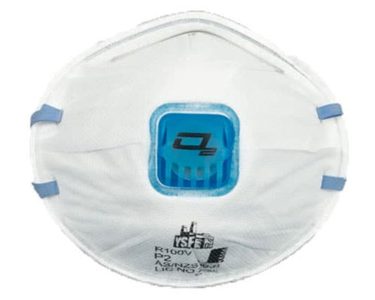 O2 Disposable P2 Valved Respirator 12pcs