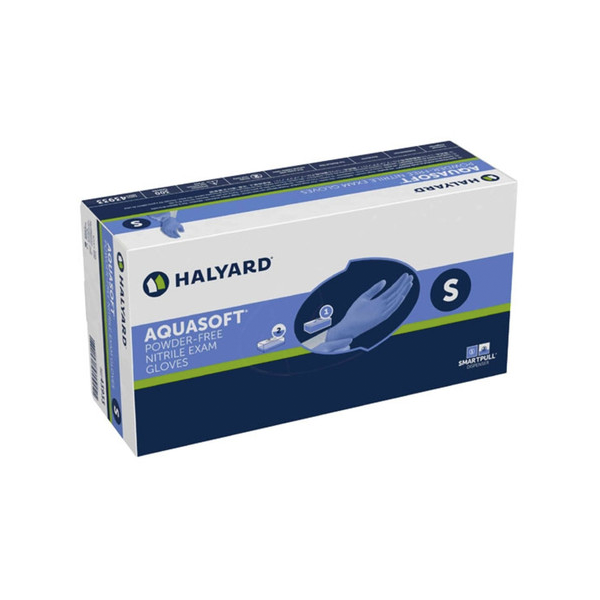 Halyard Aquasoft Nitrile Exam Gloves 300/BOX