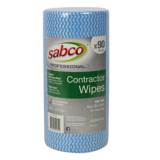 Sabco Contractor Wipes 45m Roll- (90 pcs)