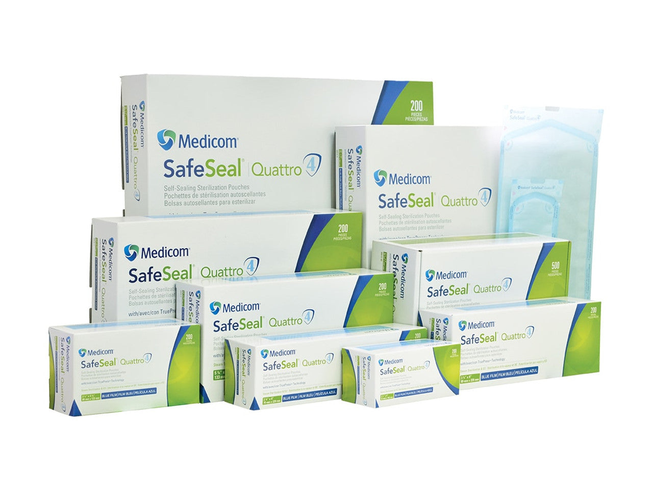 Medicom Safeseal Quattro Sterilisation Pouch