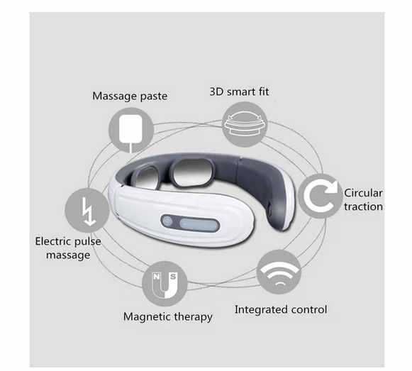 JT-600 Electric Pulse Neck Massager Infrared Heating Cervical Relaxation