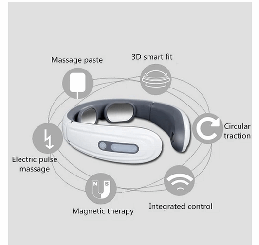 JT-600 Electric Pulse Neck Massager Infrared Heating Cervical Relaxation