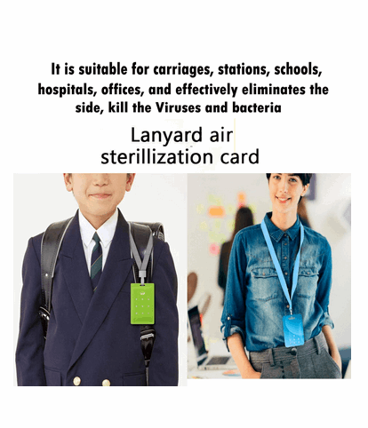 Virus Shut Out Sterilization Card Neck Type(Pck of 1)