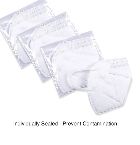 KN95/N95/P2/PM2.5 Reusable Disposable Respirators 50Pcs 5-Layer