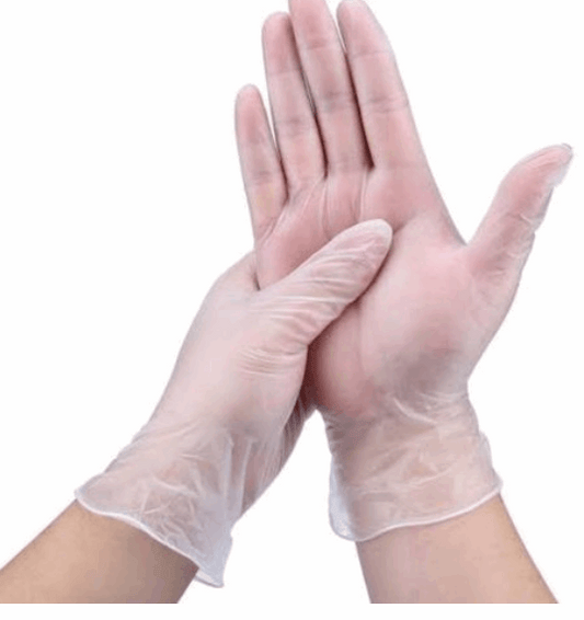 Medical Examination Vinyl/PVC Gloves Clear Powder Free 10 x 100Pcs - ToBe HealthCare