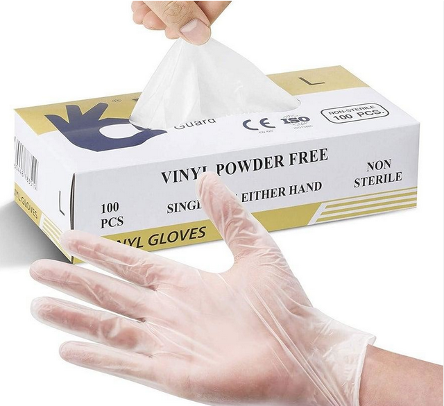 INTOCO Medical Examination  PVC Vinyl Powder Free Disposable  Gloves