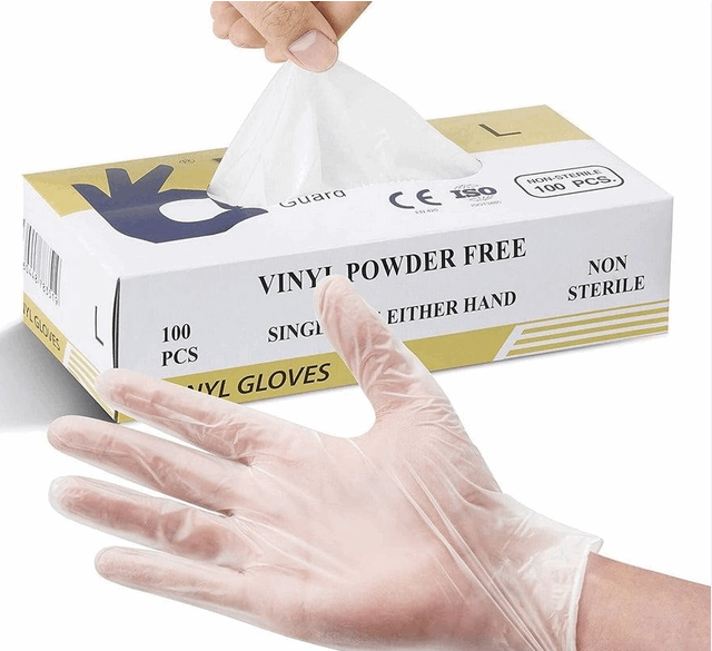 INTOCO Medical Examination PVC Vinyl Powder Free Disposable Gloves