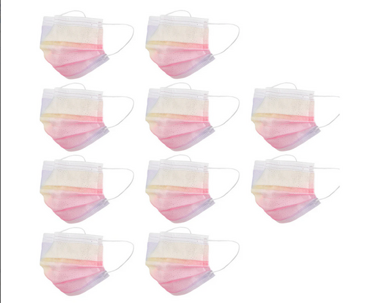 50pc coloured Disposable Masks