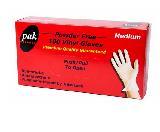 PlusPak  Vinyl Gloves Powder Free