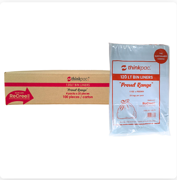 120L ThinkPac  “Proud” Range Bin Liner- 100pc