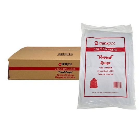 240L  ThinkPac  “Proud” Range Bin Liner 100pc