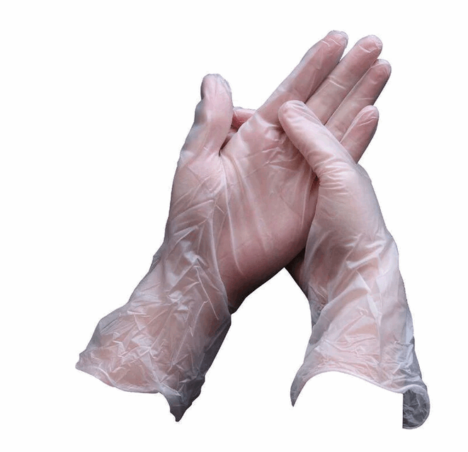 PlusPak Vinyl Gloves Powder Free Latex free PVC