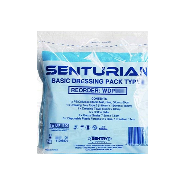 Sentry Dressing Pack  Non Woven Swab st ea