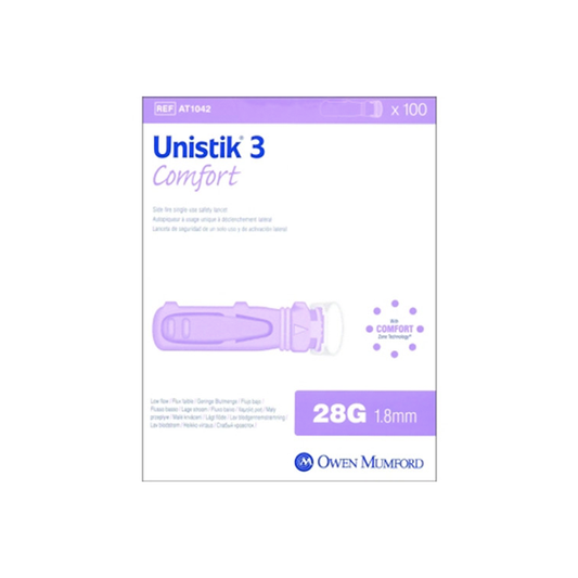 Unistik 3 Comfort Blood Device (Box of 100pcs)