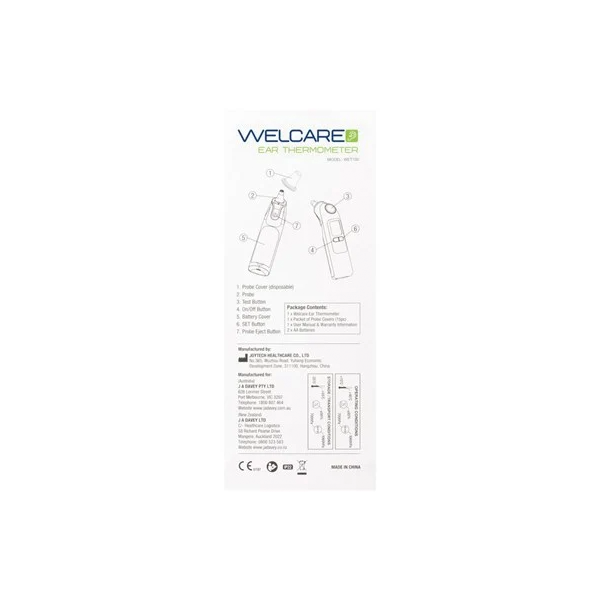 Welcare Ear Thermometer 2 in 1