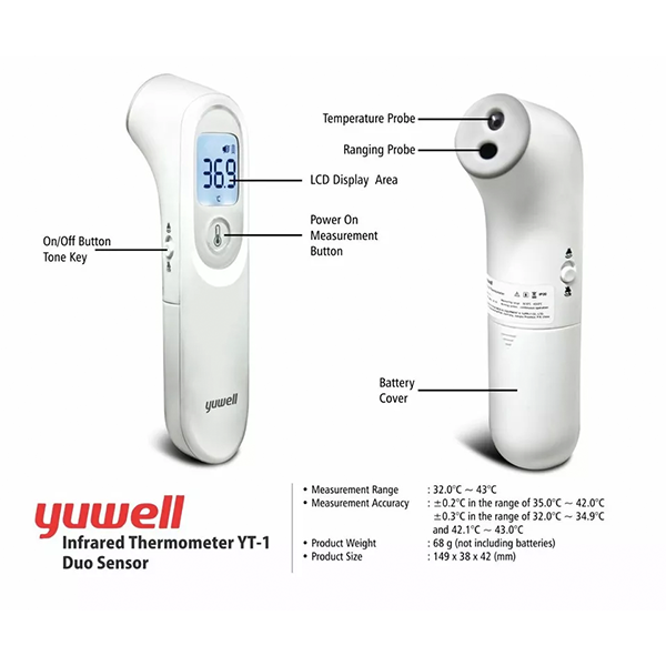 Yuwell Infrared Forehead Thermometer